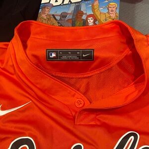 Nike Vibrant Orange Baltimore Orioles jersey